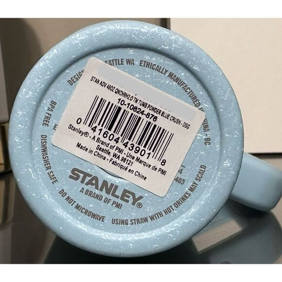 Stanley Quencher H2.0 FlowState 40oz Tumbler, POWDER BLUE CRUSH - Picture 4 of 4